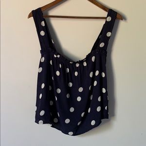 NWOT polka dot Anthropologie top